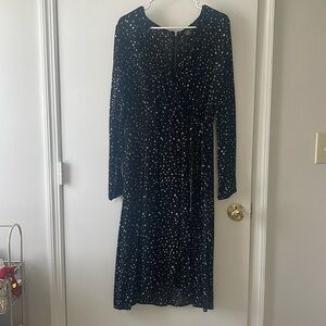 wild fable long black stars dress.